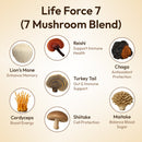 Life Force 7 - mélange d’extraits de poudre de supplément de champignons