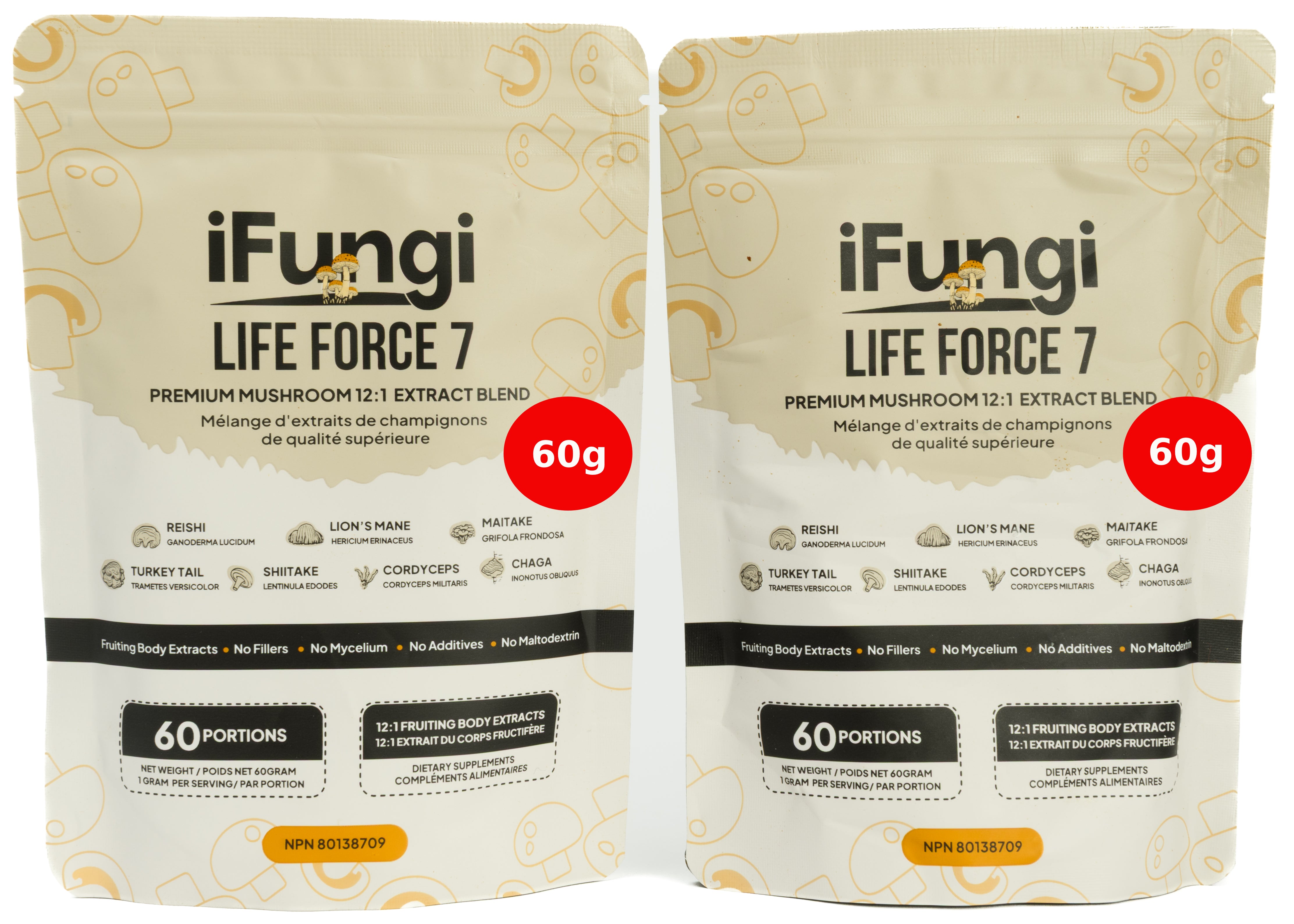 Life Force 7 - Miscela di funghi di alta qualità per la lucidità mentale